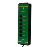 Electric Fence Voltage Tester 6 Indicator Light Maximum 6000V Animal Fence Fault Finder for Farms Livestock Enclosures