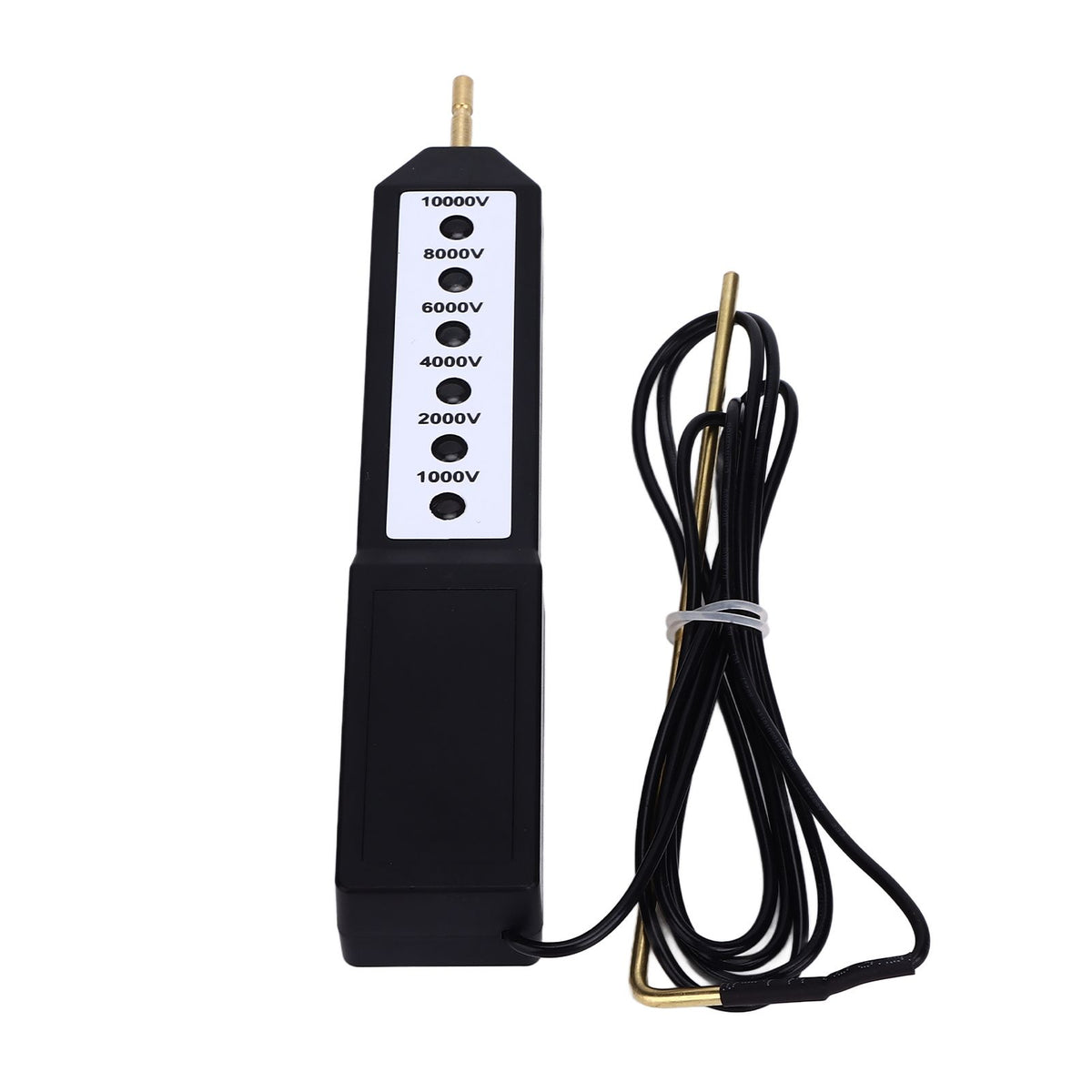 Electric Fence Tester Waterproof Voltage Meter 10KV Portable Tool with 6pcs Light for Farm