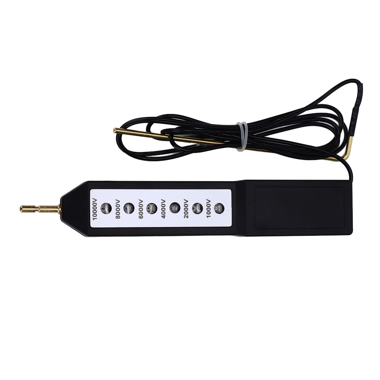 Electric Fence Tester Waterproof Voltage Meter 10KV Portable Tool with 6pcs Light for Farm