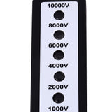 Electric Fence Tester Waterproof Voltage Meter 10KV Portable Tool with 6pcs Light for Farm