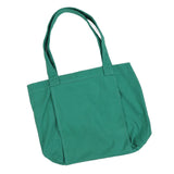 Yoga Tote Bag Large Capacity Portable Yoga Mat Carrier for Office Workout Travel Beach Gym Green - Front View