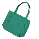 Yoga Tote Bag Large Capacity Portable Yoga Mat Carrier for Office Workout Travel Beach Gym Green - Side View