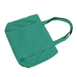 Yoga Tote Bag Large Capacity Portable Yoga Mat Carrier for Office Workout Travel Beach Gym Green - Rear View
