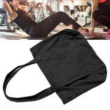 Yoga Tote Bag Large Capacity Portable Yoga Mat Carrier for Office Workout Travel Beach Gym Black