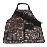 BBQ Apron Oxford Cloth Lightweight Kitchen Chef Grilling Apron for BBQ Grilling Cooking Reed Color
