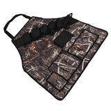 BBQ Apron Oxford Cloth Lightweight Kitchen Chef Grilling Apron for BBQ Grilling Cooking Reed Color - Rear View