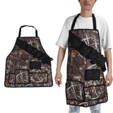 BBQ Apron Oxford Cloth Lightweight Kitchen Chef Grilling Apron for BBQ Grilling Cooking Reed Color - Extra Image