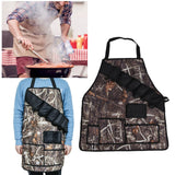 BBQ Apron Oxford Cloth Lightweight Kitchen Chef Grilling Apron for BBQ Grilling Cooking Reed Color - Extra Image
