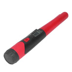 Metal Detector Professional High Sensitivity Portable Handheld Metal Detector with LCD Display Flashlight Function Red