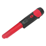 Metal Detector Professional High Sensitivity Portable Handheld Metal Detector with LCD Display Flashlight Function Red