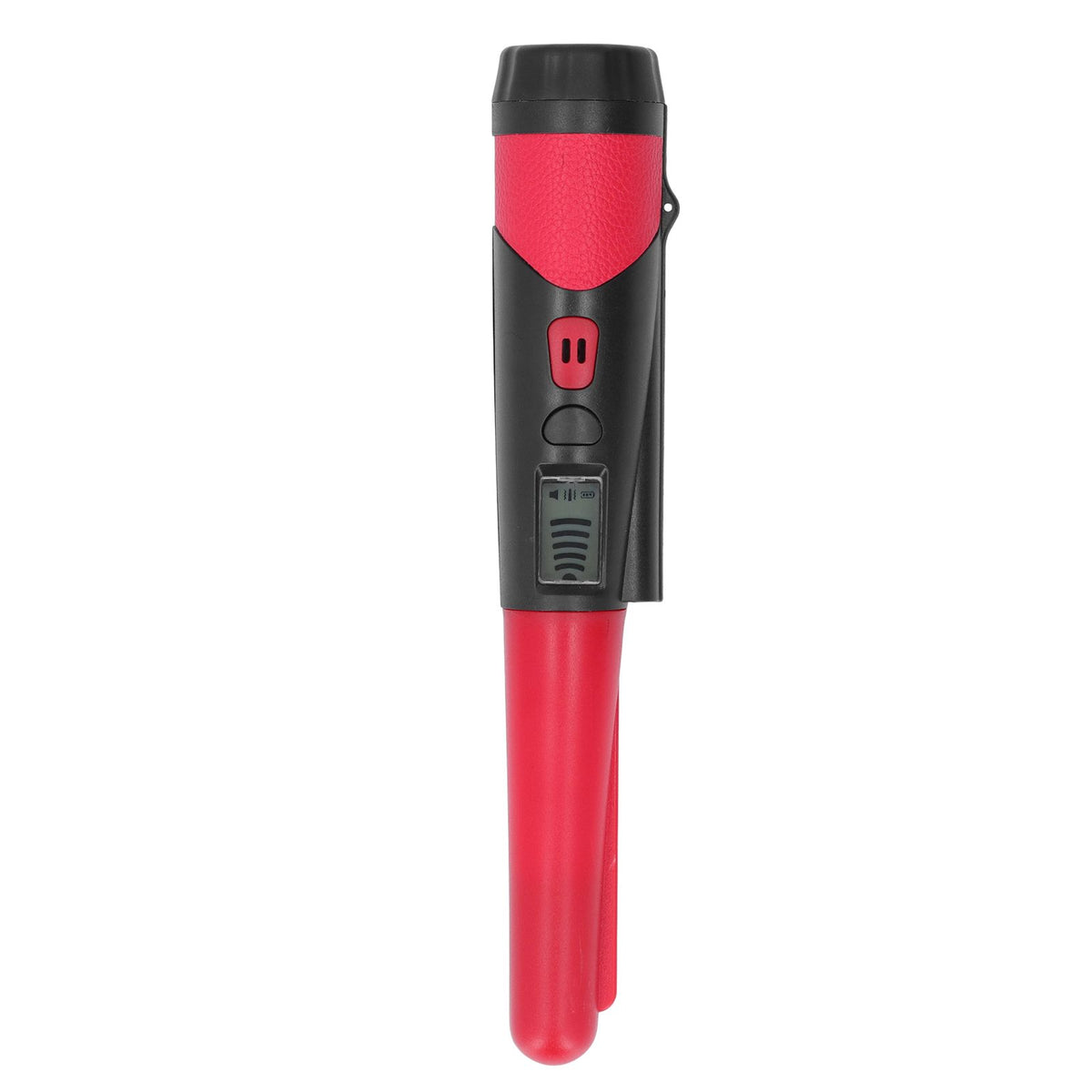 Metal Detector Professional High Sensitivity Portable Handheld Metal Detector with LCD Display Flashlight Function Red