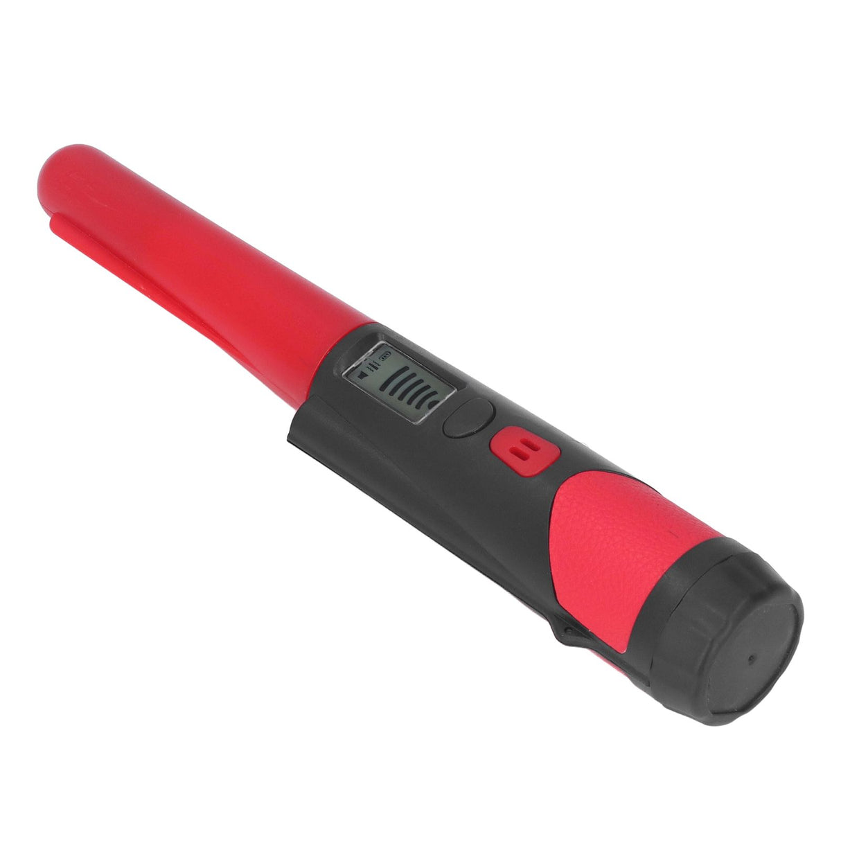 Metal Detector Professional High Sensitivity Portable Handheld Metal Detector with LCD Display Flashlight Function Red