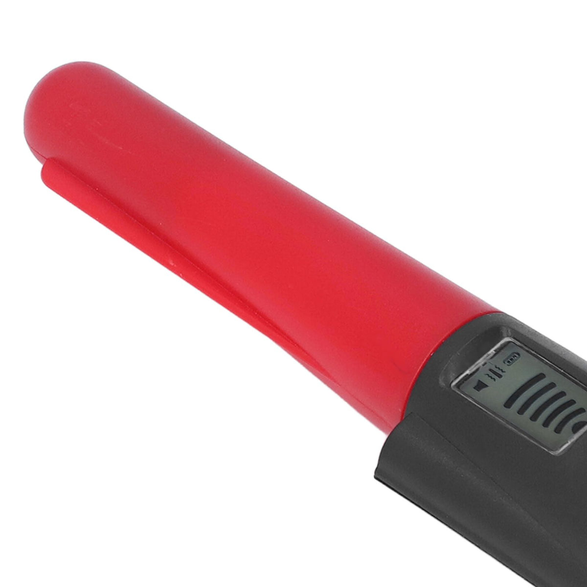 Metal Detector Professional High Sensitivity Portable Handheld Metal Detector with LCD Display Flashlight Function Red