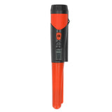 Metal Detector Professional High Sensitivity Portable Handheld Metal Detector with LCD Display Flashlight Function Orange - Close-Up Angle