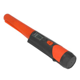 Metal Detector Professional High Sensitivity Portable Handheld Metal Detector with LCD Display Flashlight Function Orange