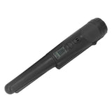 Metal Detector Professional High Sensitivity Portable Handheld Metal Detector with LCD Display Flashlight Function Black - Rear View