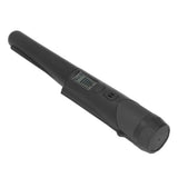 Metal Detector Professional High Sensitivity Portable Handheld Metal Detector with LCD Display Flashlight Function Black - Low Angle