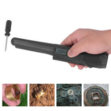 Metal Detector Professional High Sensitivity Portable Handheld Metal Detector with LCD Display Flashlight Function Black - Extra Image