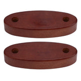 2pcs Wooden Tent Rope Buckle 8mm Windproof Rope Buckle Rope Adjustment Accessories for Camping