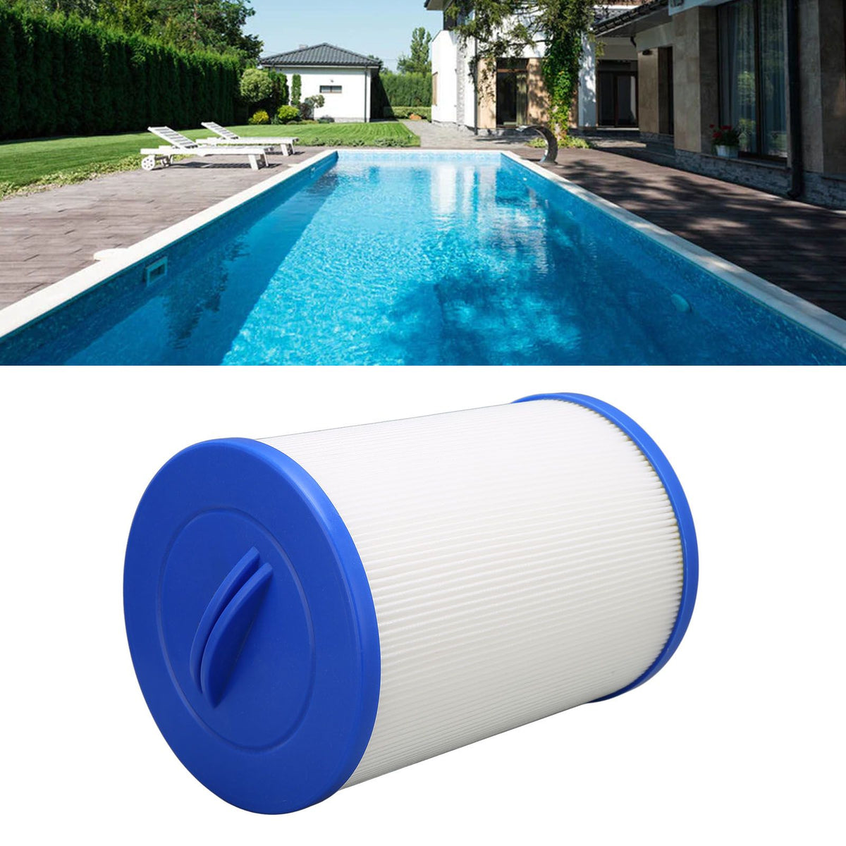 Male Thread G1 1/2 Pool Filter PP Children's SPA Filter Element Replacement for Pleatco PWW50L