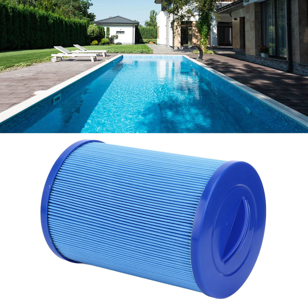 Male Thread G1 1/2 Pool Filter PP Children's SPA Filter Element Replacement for Pleatco PWW50L