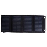 Solar Panel Charger 20W 5.5V Foldable Portable Strong Power Output Solar Charger for Charging Mobile Phones Outdoors MP04B - Front View