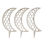 3 Pcs Vines Climbing Support Unique Design Composite Wood 30cm Flower Climbing Rack for Plant Modeling Moon Style