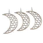 3 Pcs Vines Climbing Support Unique Design Composite Wood 30cm Flower Climbing Rack for Plant Modeling Moon Style