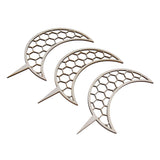 3 Pcs Vines Climbing Support Unique Design Composite Wood 30cm Flower Climbing Rack for Plant Modeling Moon Style