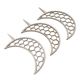 3 Pcs Vines Climbing Support Unique Design Composite Wood 30cm Flower Climbing Rack for Plant Modeling Moon Style
