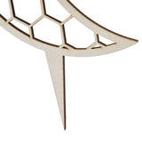 3 Pcs Vines Climbing Support Unique Design Composite Wood 30cm Flower Climbing Rack for Plant Modeling Moon Style