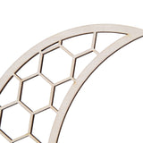 3 Pcs Vines Climbing Support Unique Design Composite Wood 30cm Flower Climbing Rack for Plant Modeling Moon Style - Extra Image