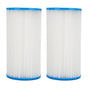 2Pcs Pool Filter Cartridge Filter Element Replacement for Hot Tubs Spas Children's Swimming Pools