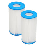 2Pcs Pool Filter Cartridge Filter Element Replacement for Hot Tubs Spas Children's Swimming Pools