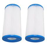 2Pcs Pool Filter Cartridge Filter Element Replacement for Hot Tubs Spas Children's Swimming Pools