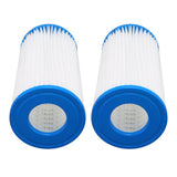 2Pcs Pool Filter Cartridge Filter Element Replacement for Hot Tubs Spas Children's Swimming Pools