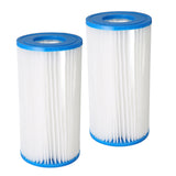 2Pcs Pool Filter Cartridge Filter Element Replacement for Hot Tubs Spas Children's Swimming Pools