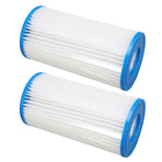 2Pcs Pool Filter Cartridge Filter Element Replacement for Hot Tubs Spas Children's Swimming Pools