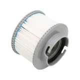 2Pcs Pool Filter Cartridge Filter Element Replacement for MSPA 2089 Winter Hot Tubs Spas Children's Swimming Pools - Top-Down View