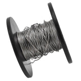 100m Electronic Fence Wire High Voltage Pulse Electronic Fence Aluminum Magnesium Alloy Wirerope - Side View