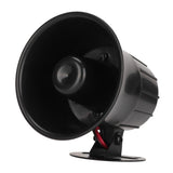 15W High Decibel Siren Horn Wired Garden Burglar Alarm Horn Alarm System Siren DC6‑12V