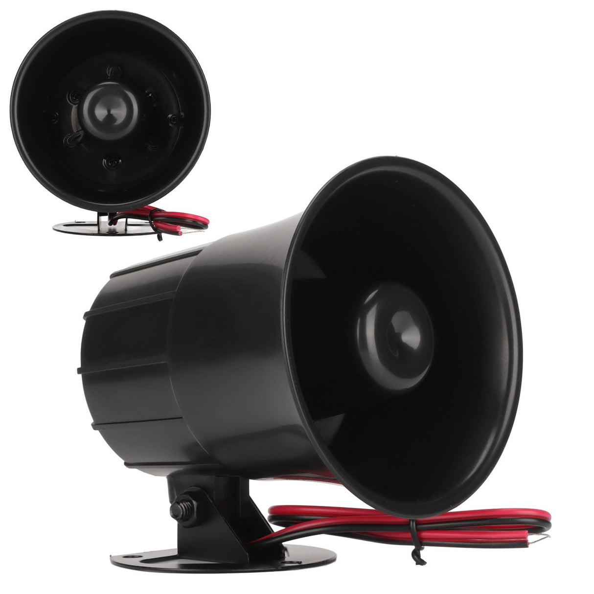 15W High Decibel Siren Horn Wired Garden Burglar Alarm Horn Alarm System Siren DC6‑12V