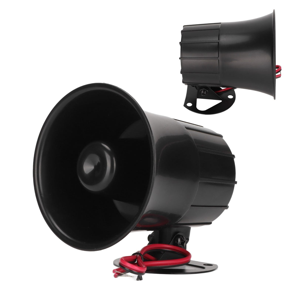 15W High Decibel Siren Horn Wired Garden Burglar Alarm Horn Alarm System Siren DC6‑12V
