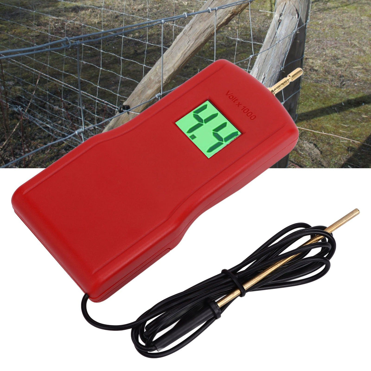 15KV Electric Fence Tester Voltage Detection for Farm Supply Fencing with LCD Screen