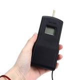 15KV LCD Electric Fence Voltage Tester Portable Electric Fence Digital Voltmeter for Farm Garden MLD‑004B Black Black