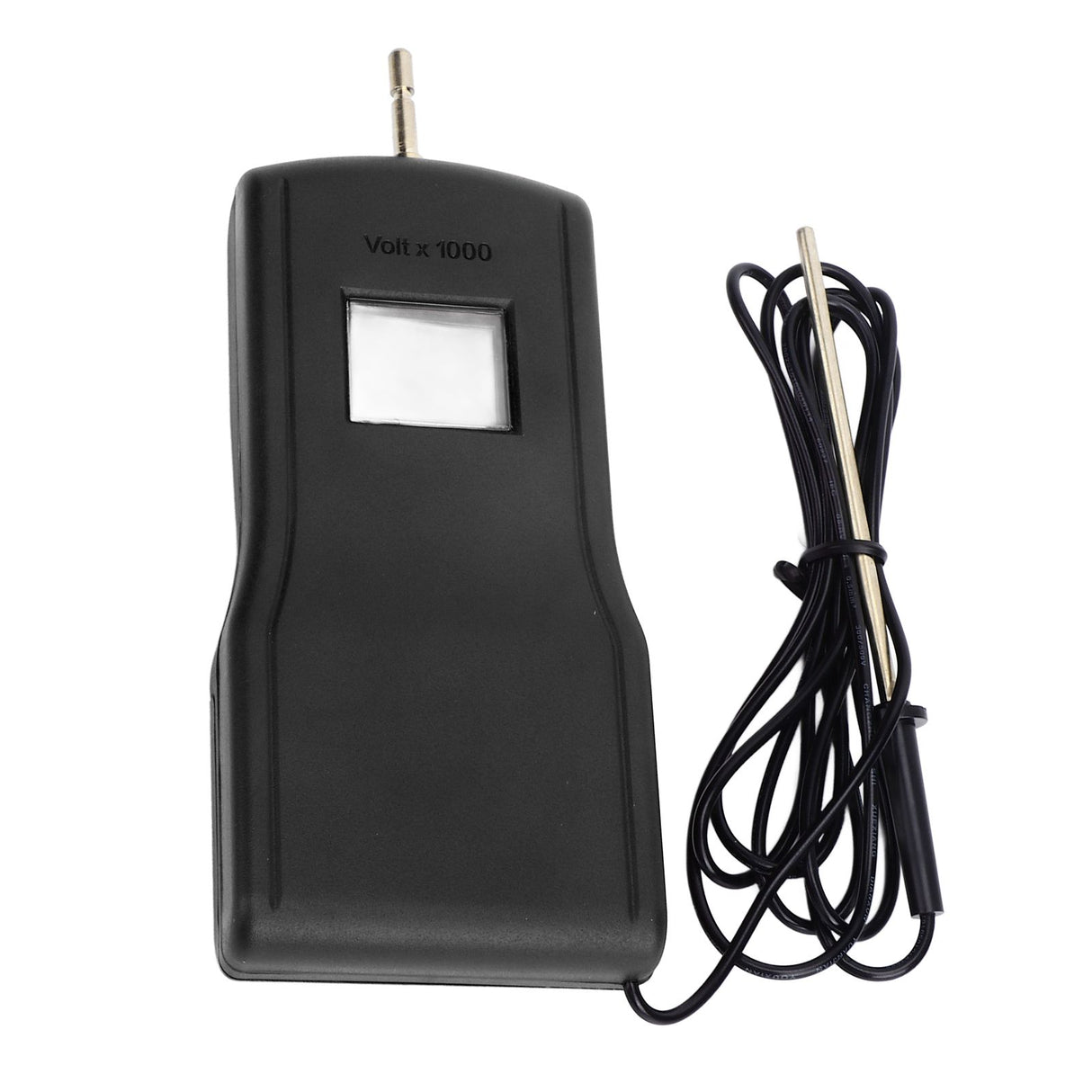15KV LCD Electric Fence Voltage Tester Portable Electric Fence Digital Voltmeter for Farm Garden MLD‑004B Black Black