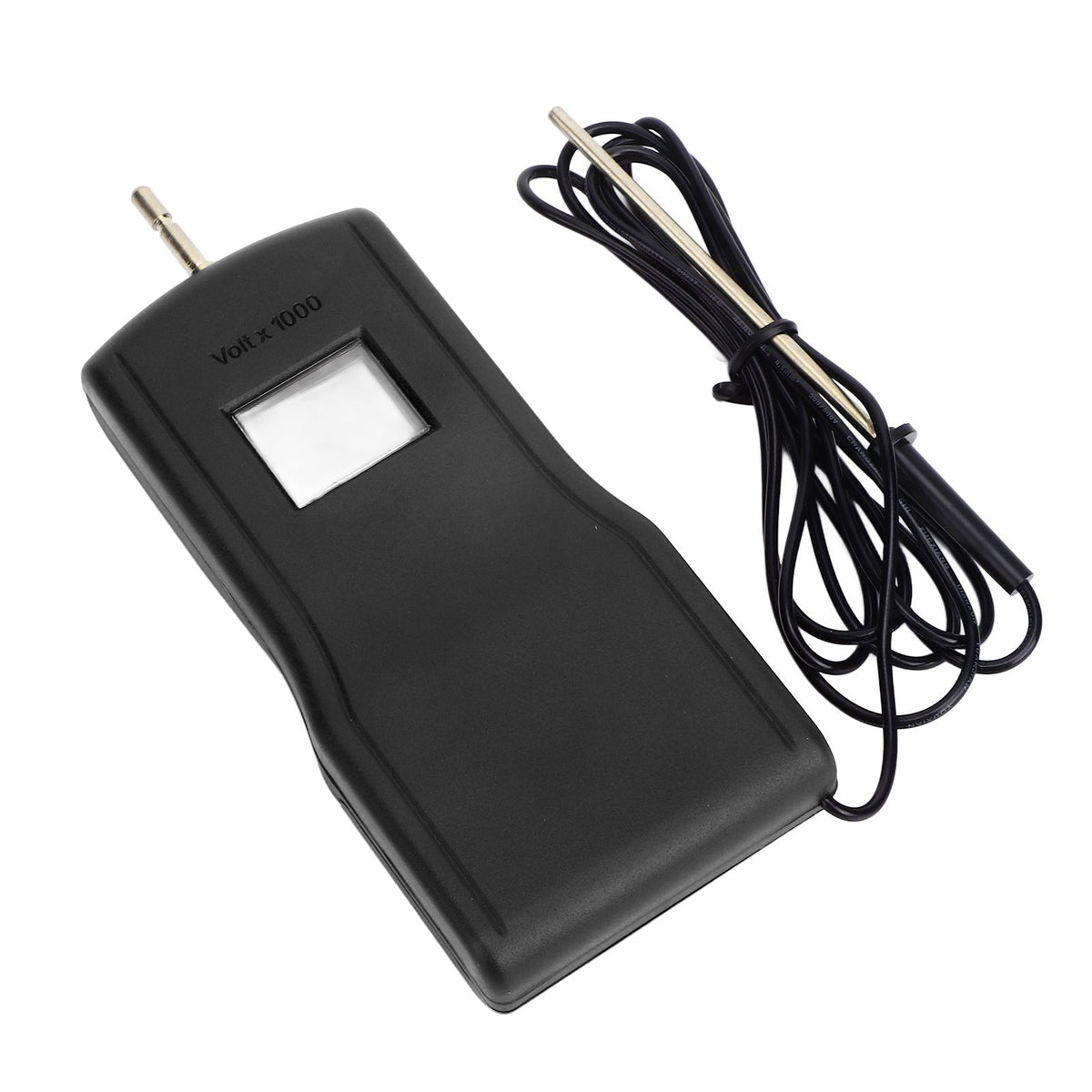 15KV LCD Electric Fence Voltage Tester Portable Electric Fence Digital Voltmeter for Farm Garden MLD‑004B Black Black