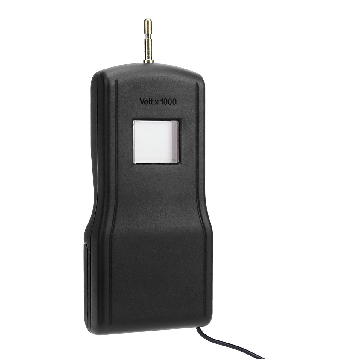 15KV LCD Electric Fence Voltage Tester Portable Electric Fence Digital Voltmeter for Farm Garden MLD‑004B Black Black