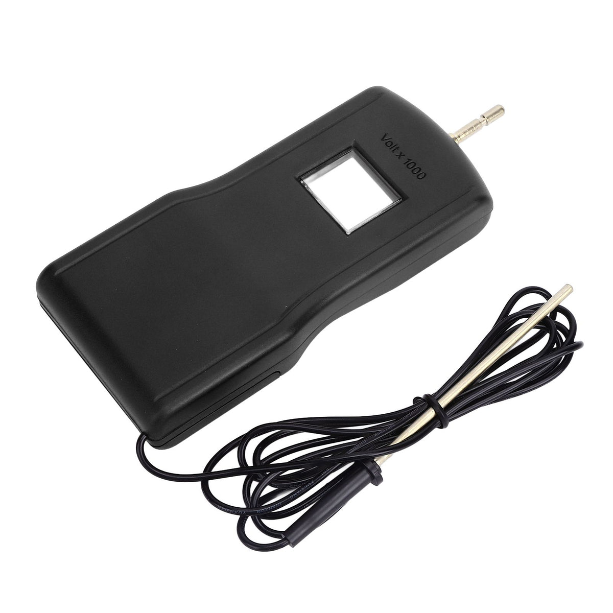 15KV LCD Electric Fence Voltage Tester Portable Electric Fence Digital Voltmeter for Farm Garden MLD‑004B Black Black