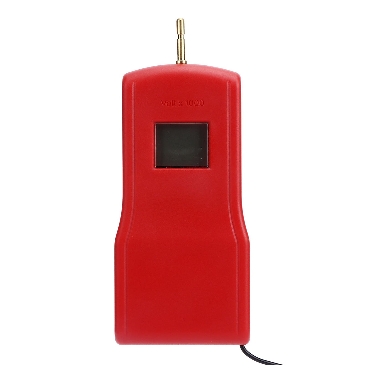 15KV LCD Electric Fence Voltage Tester Portable Electric Fence Digital Voltmeter for Farm Garden MLD‑004BR Red Red